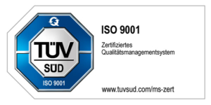 TÜV SÜD ISO 9001 Zertifikat